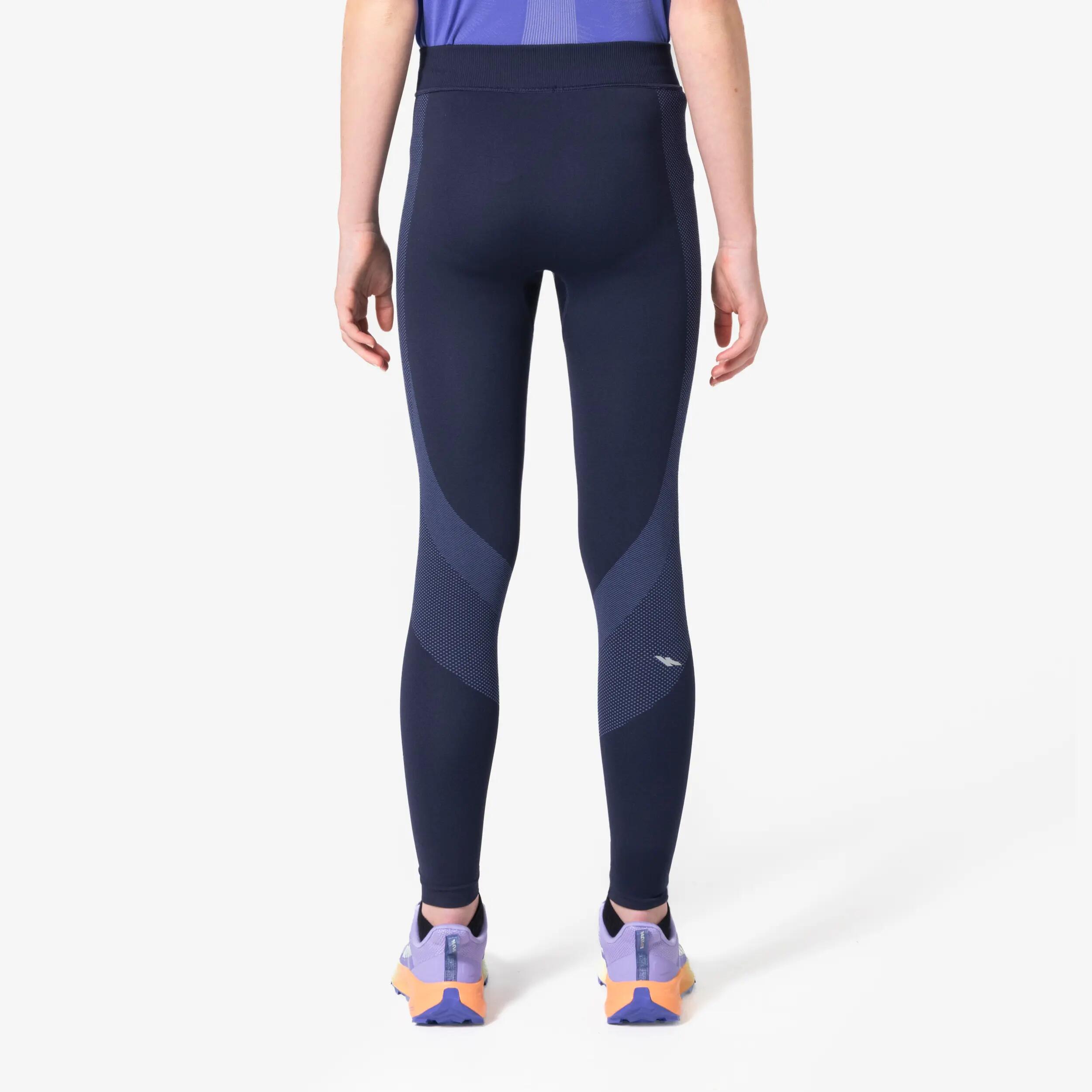 Legginsy do biegania dziecięce Kiprun Run Perform 4/8