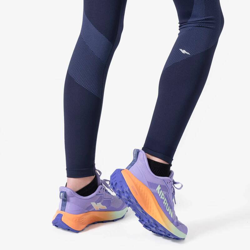 Çocuk Koşu Taytı - Mor - Kiprun Run Perform