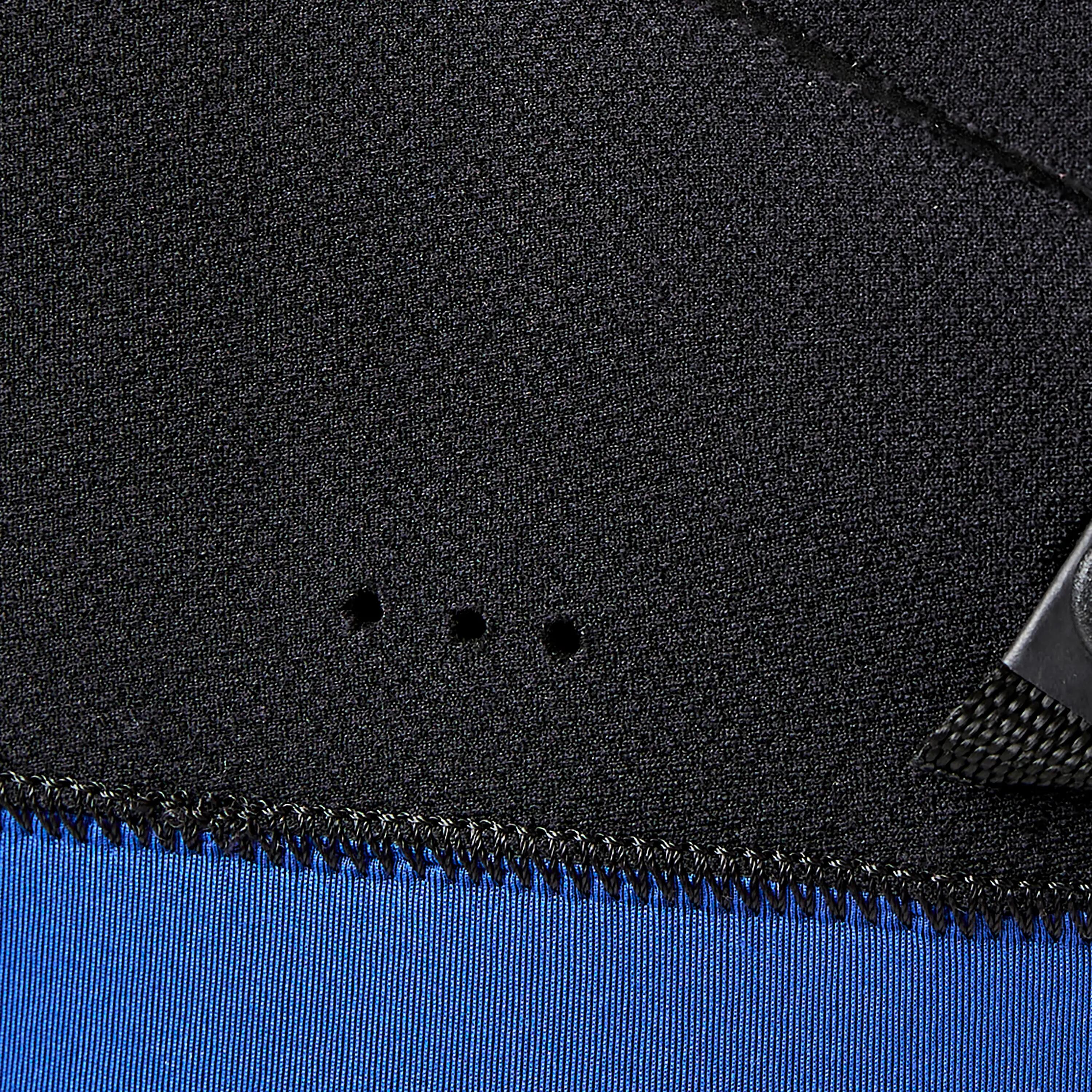 Combinaison intégrale surf 4/3 mm enfant, 900 bleu et noir 10/10