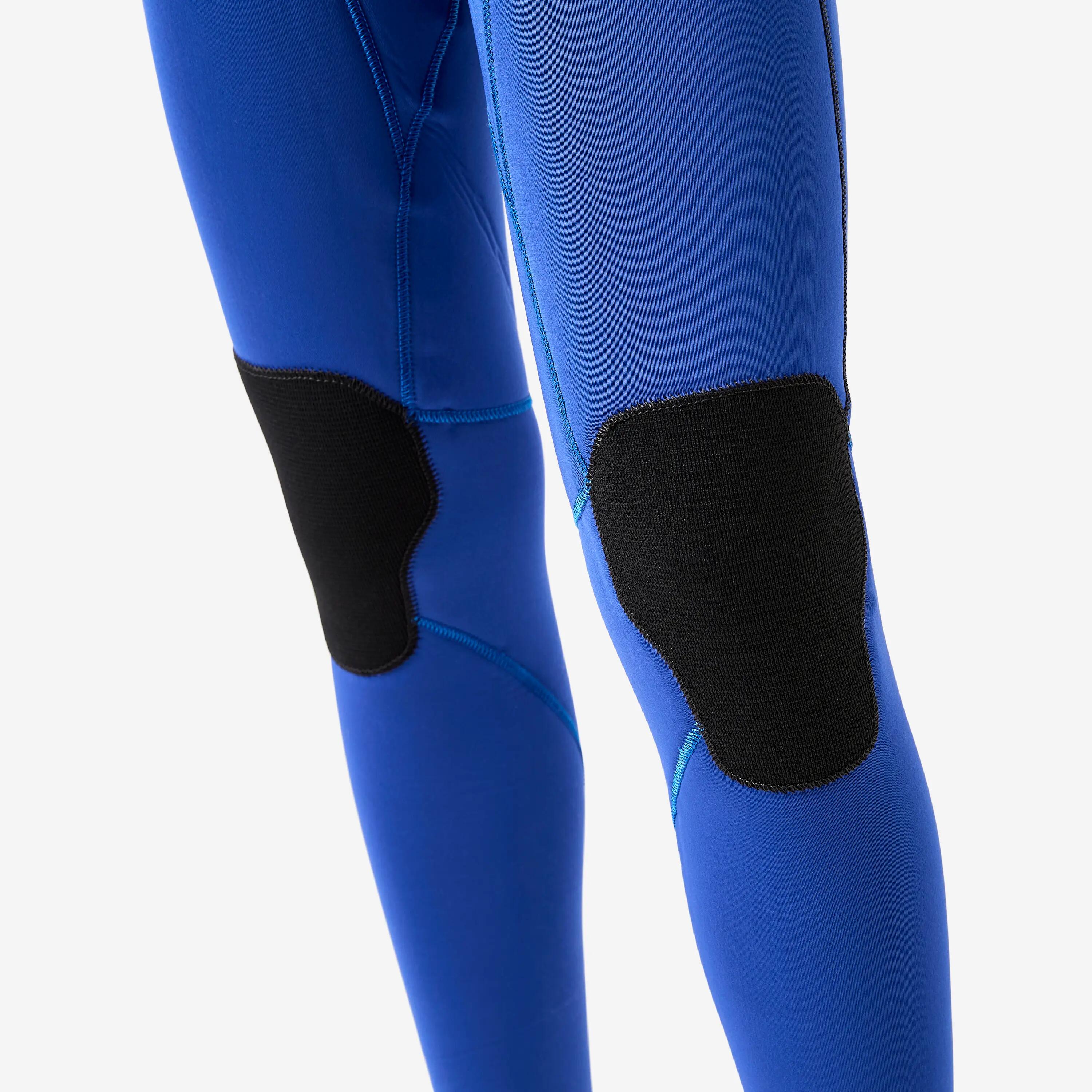 Combinaison intégrale surf 4/3 mm enfant, 900 bleu et noir 8/10