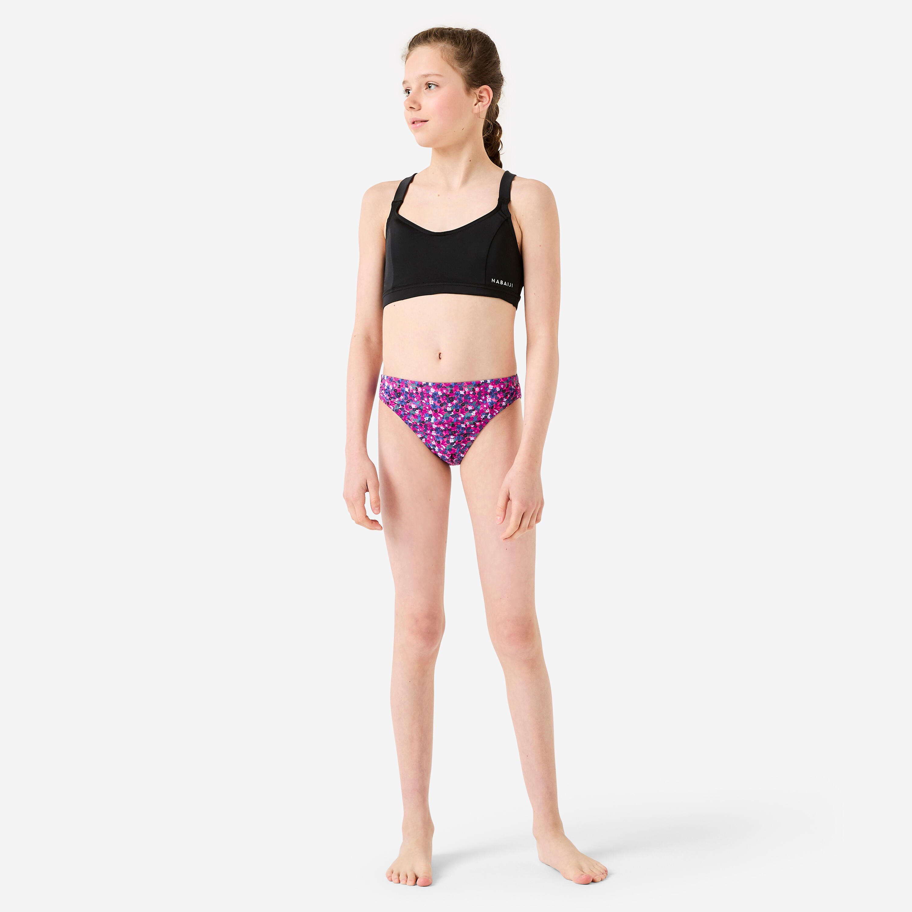 Bas de maillot de bain menstruel étanche ado- Flux moyen - SMOON Heliade liberty 5/8