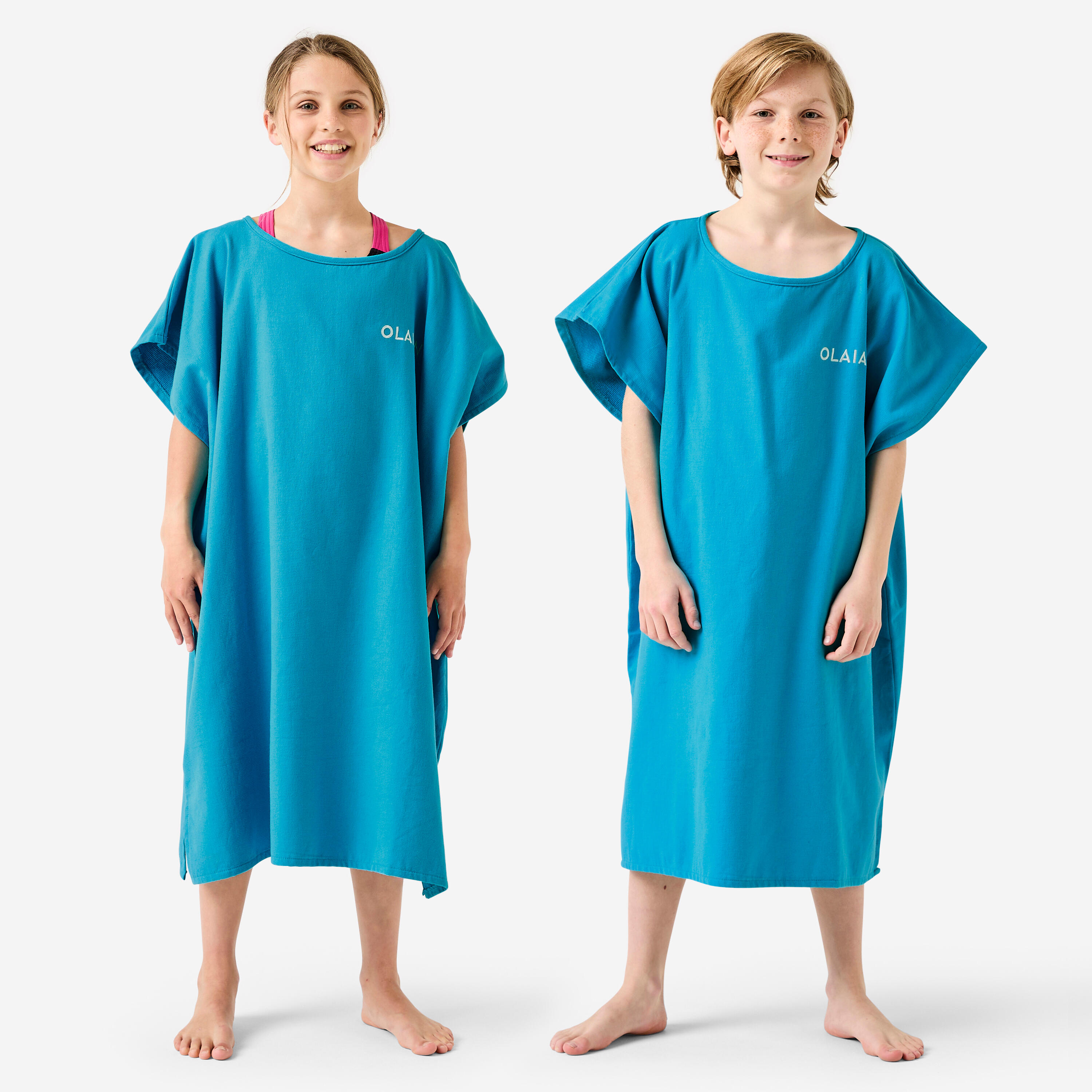 Poncho surf Enfant - 100 bleu 3/9