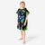 Poncho surf Enfant de 110 à 135 cm - 500 Vanlife bleu