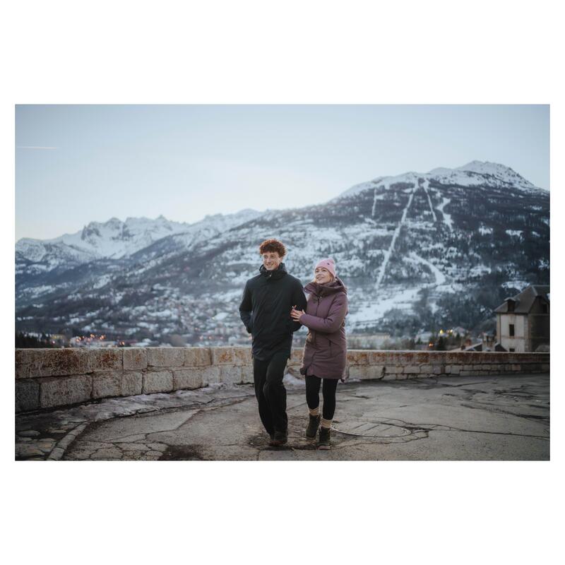 Kadın Outdoor Su Geçirmez Kar Montu/Kışlık Mont - Kahverengi - NH500 -10 °C