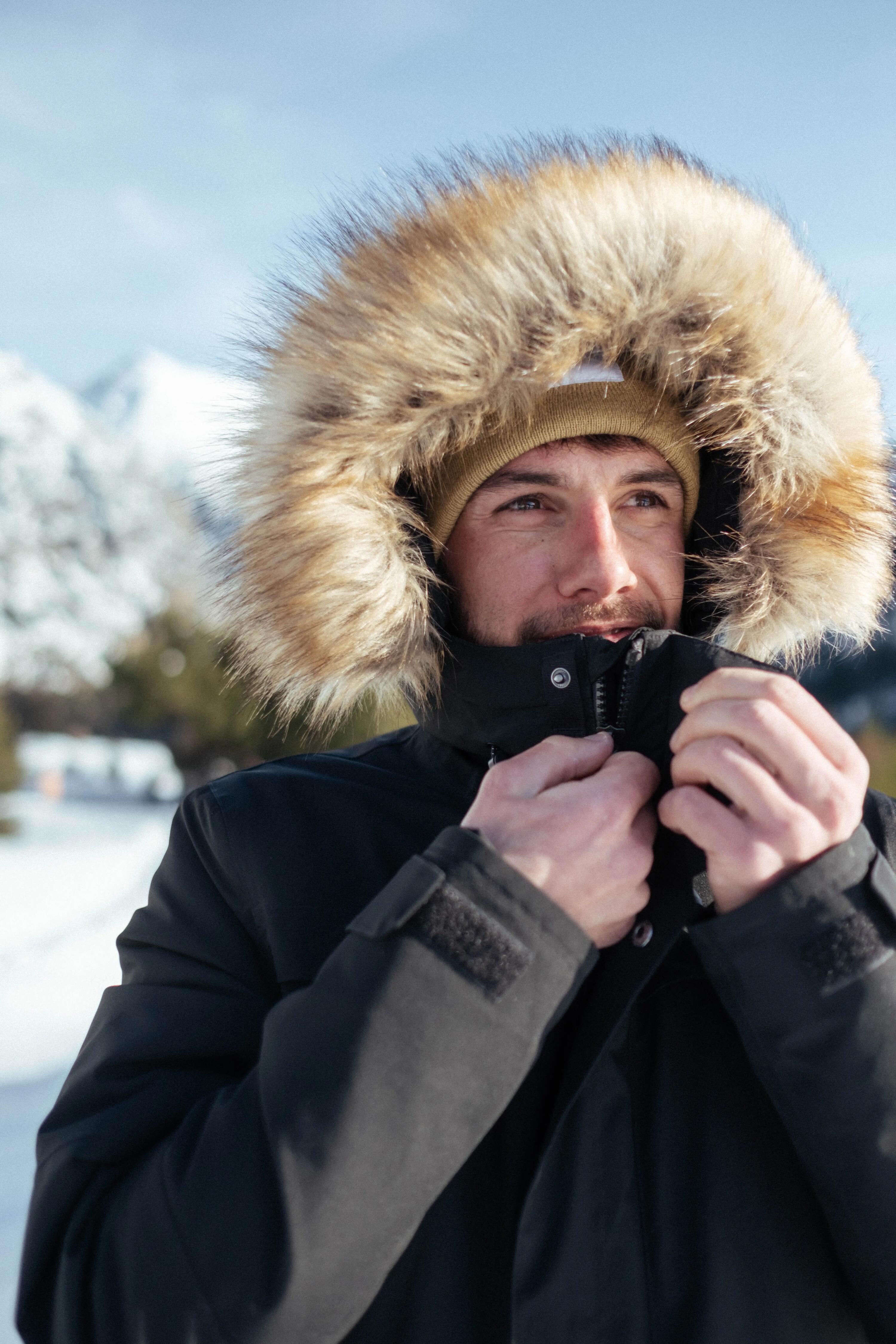 Parka invierno de senderismo hombre, -20 °C, NH900 negro 21/21