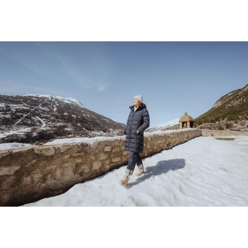Kadın Outdoor Sentetik Uzun Şişme Mont - Siyah - MH900