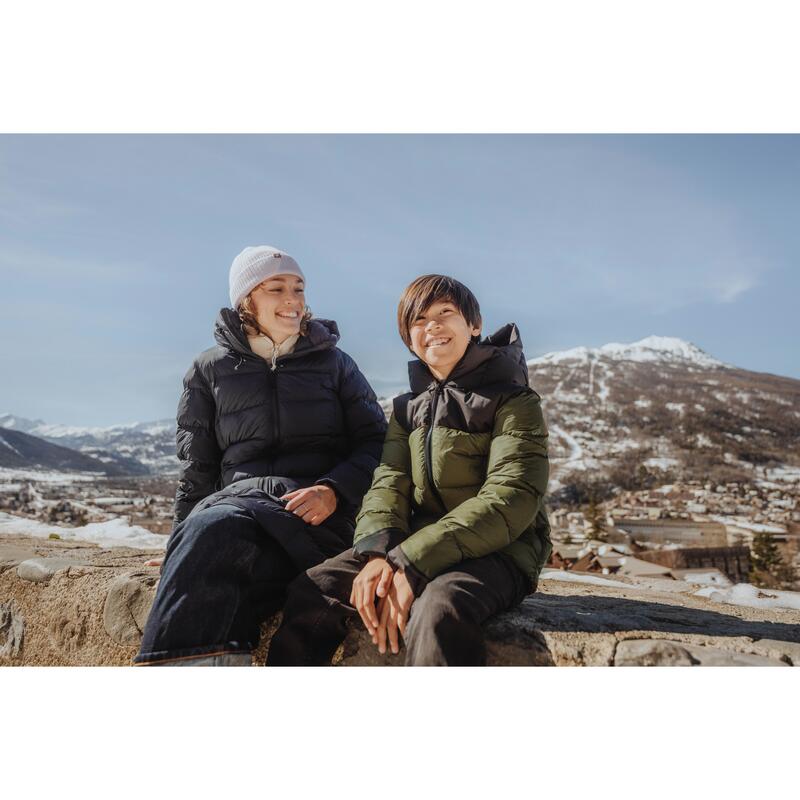 Kadın Outdoor Sentetik Uzun Şişme Mont - Siyah - MH900