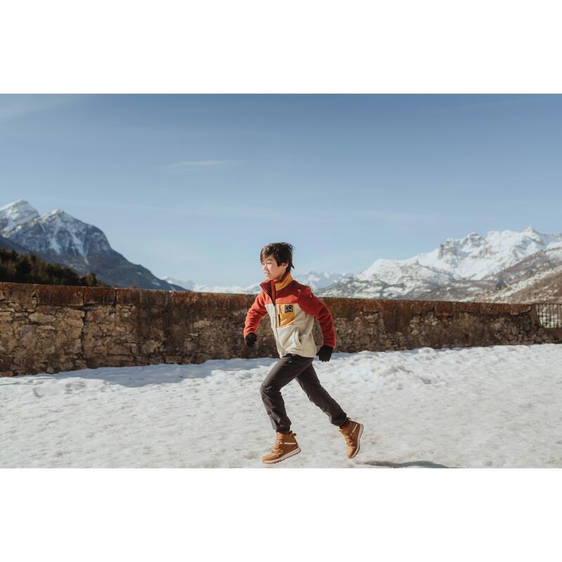 Çocuk Outdoor Eldiven - 6/14 Yaş - Siyah - HIKE500