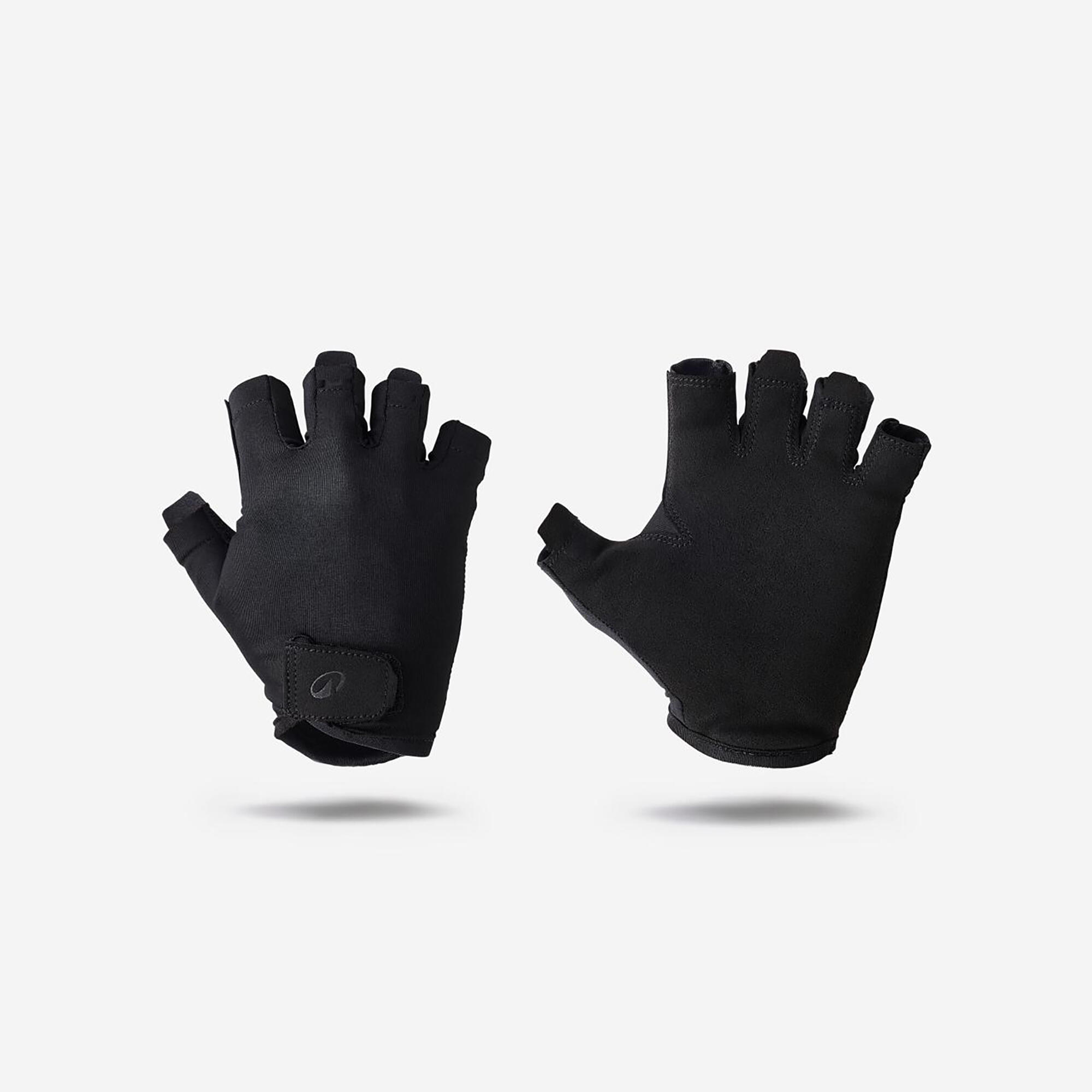 2XS, XS, S Small Fitness Gloves - Black