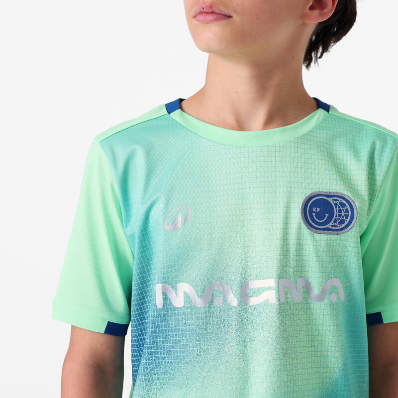 Çocuk Futbol Forması - Yeşil/Mavi - Viralto Kids