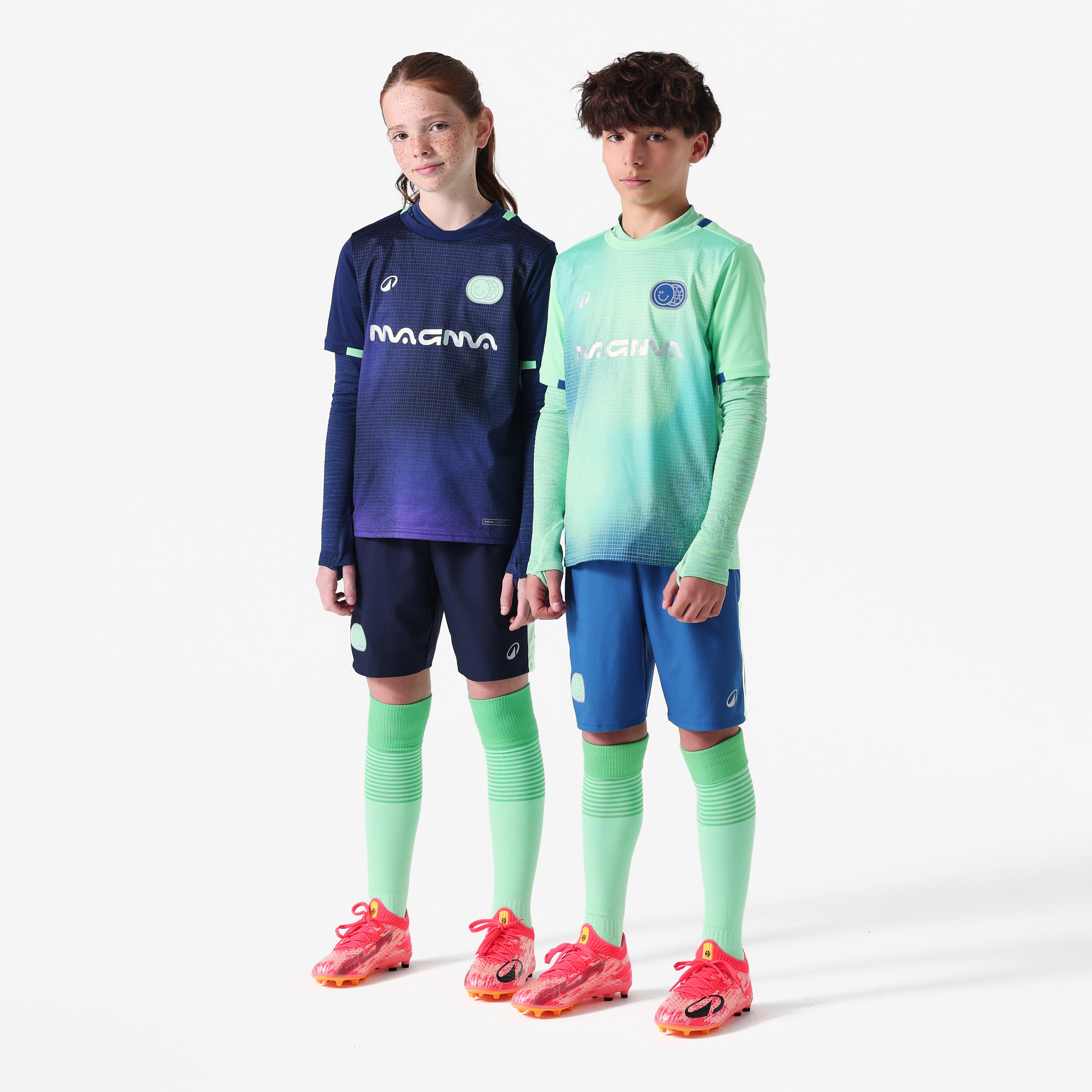 Kids' Short-Sleeved Soccer Jersey, Viralto Boreal 3/10
