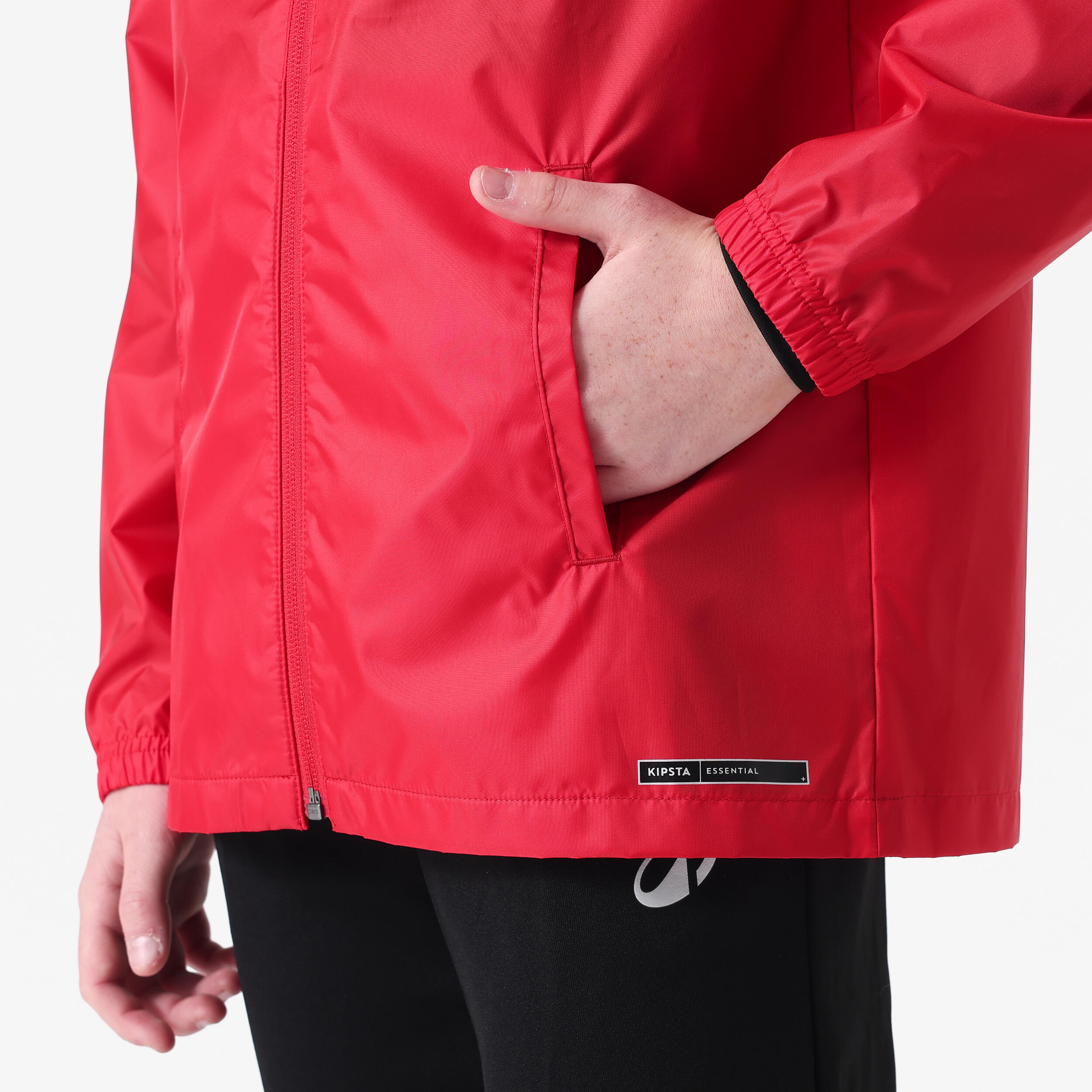Giacca bambini ESSENTIEL CLUB 50 cappuccio antivento rossa 5/5