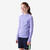 Sous-maillot de foot thermique sans-couture manches longues enfant Keepdry Lila