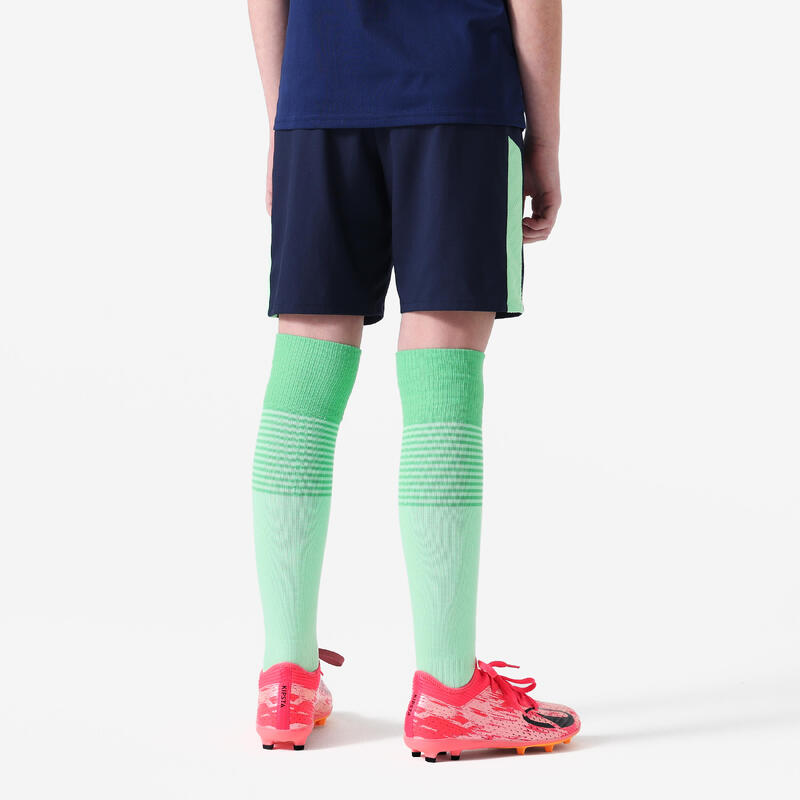Çocuk Futbol Şortu - Lacivert/Yeşil - Viralto Kids