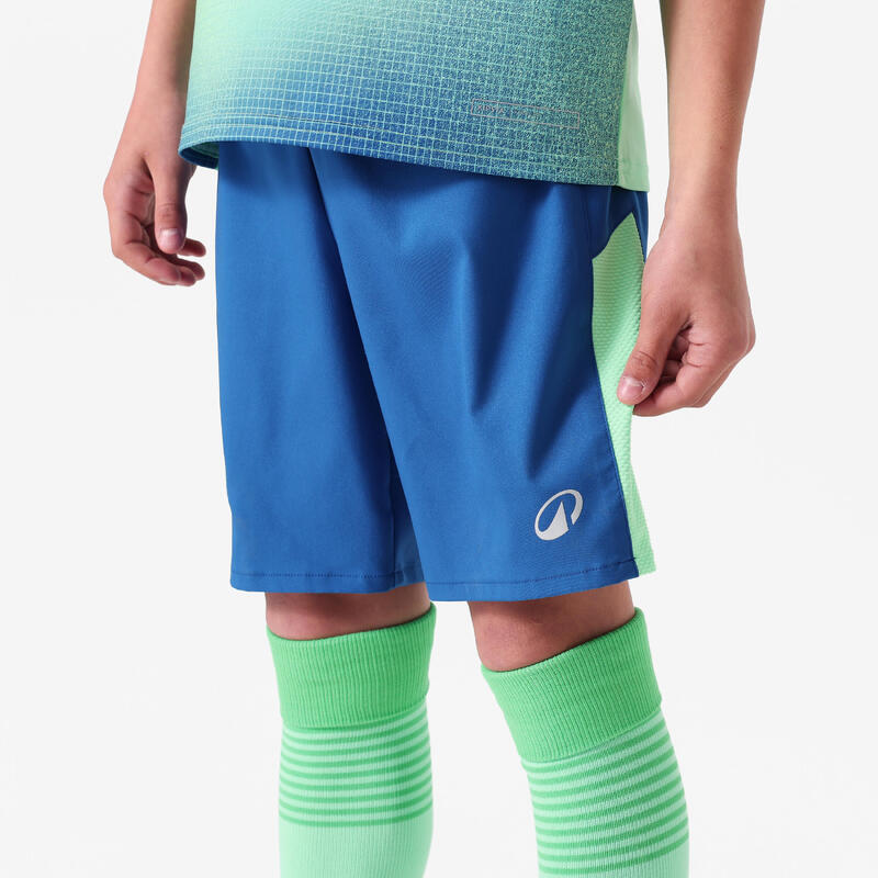 Çocuk Futbol Şortu - Mavi/Yeşil - Viralto Kids