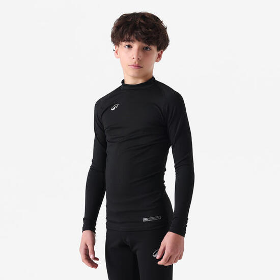 Sous-maillot de foot thermique manches longues enfant Keepconfort 100 noir