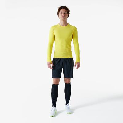 Thermoshirt heren / dames keepdry lange mouwen geel