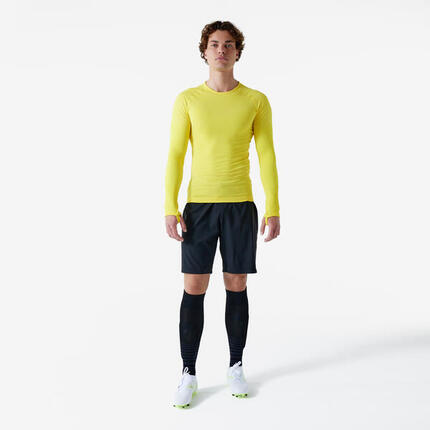 Sous-maillot de foot thermique sans-couture manches longues, Keepdry vert