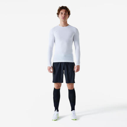 Sous-maillot de foot thermique sans-couture manches longues, Keepdry vert