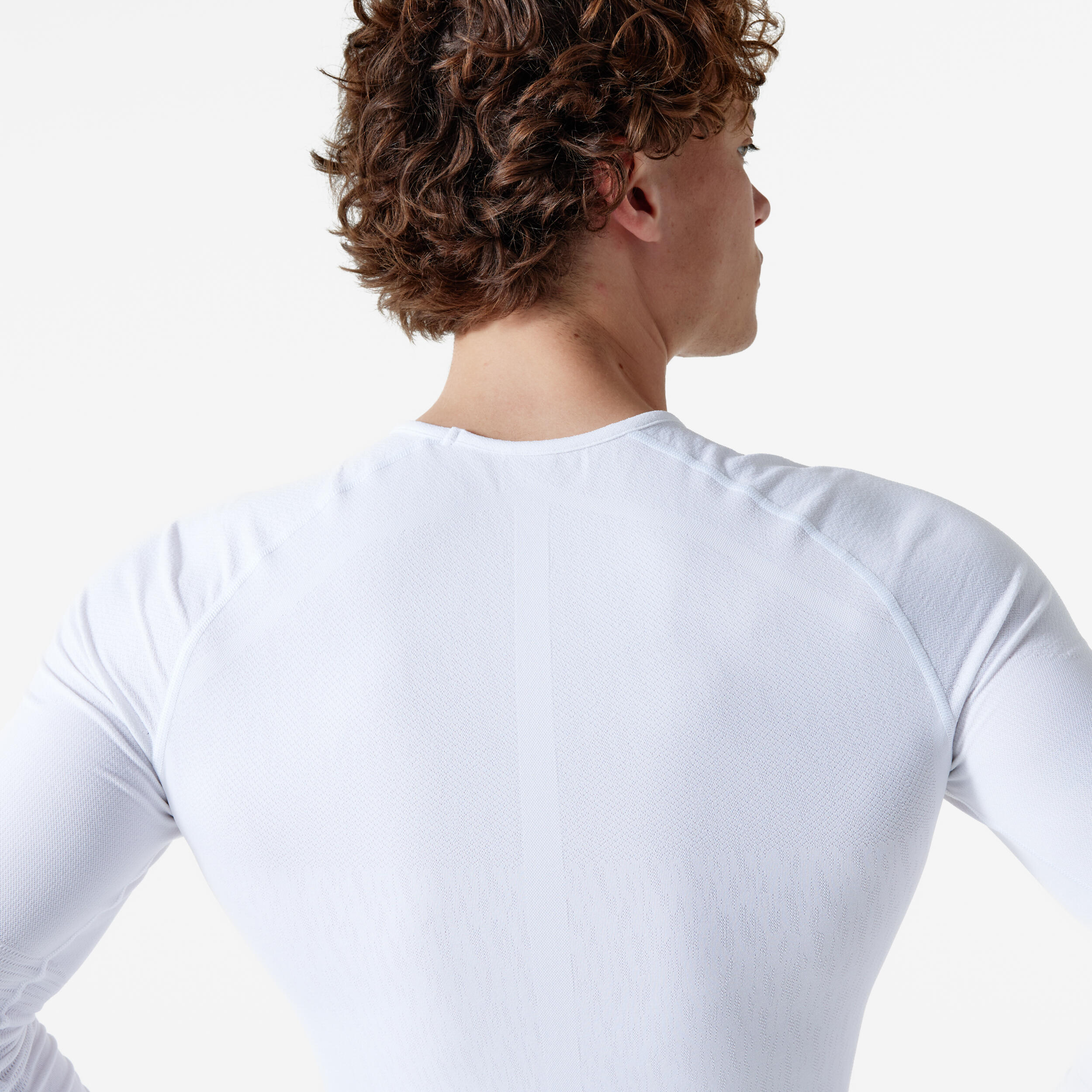 Thermoshirt heren / dames Keepdry lange mouwen wit 5/10