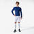 Sous-maillot de foot thermique sans-couture manches longues, Keepdry marine
