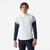Sweat 1/2 zip de football adulte Viralto Ripples Ivoire et noir