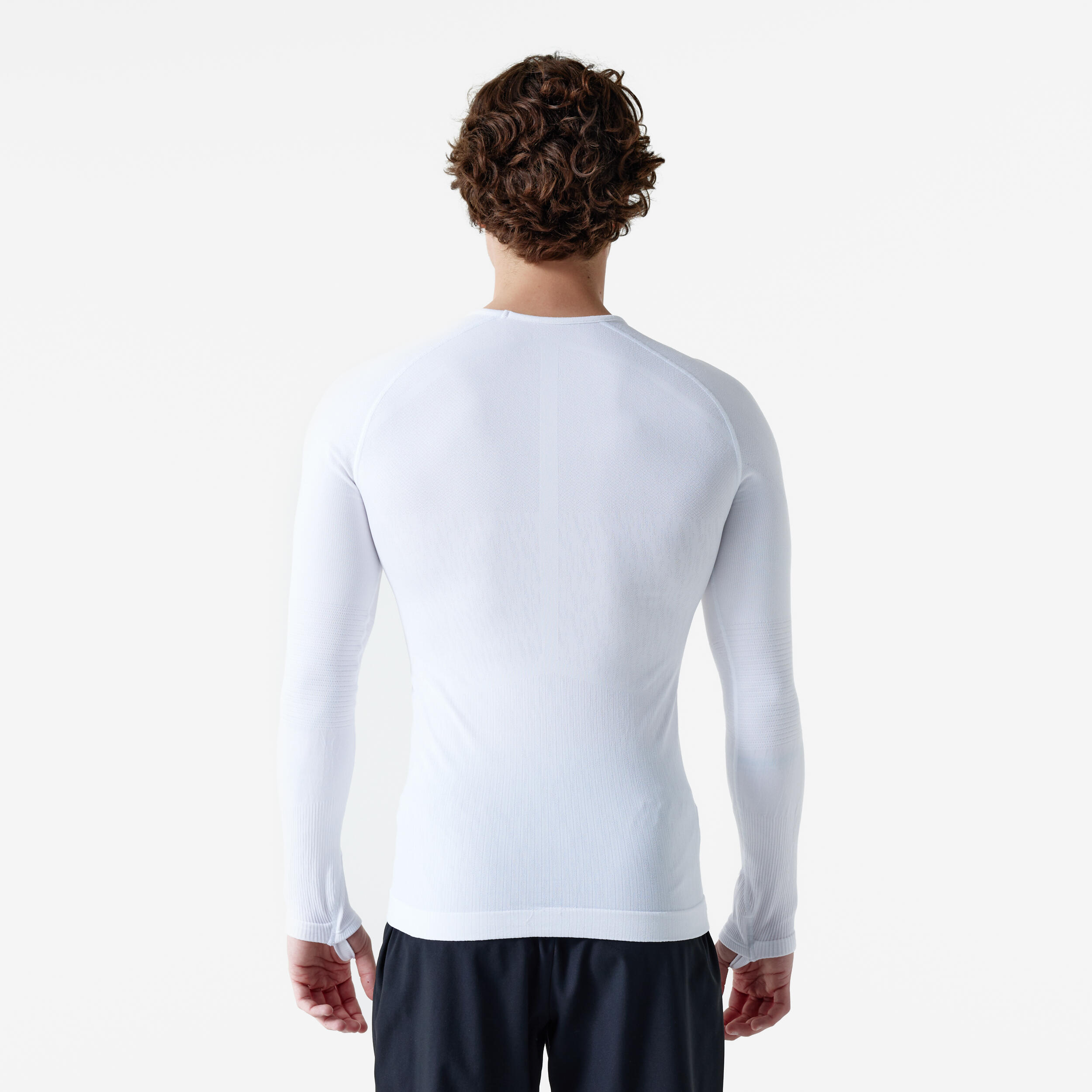 Thermoshirt heren / dames Keepdry lange mouwen wit 4/10