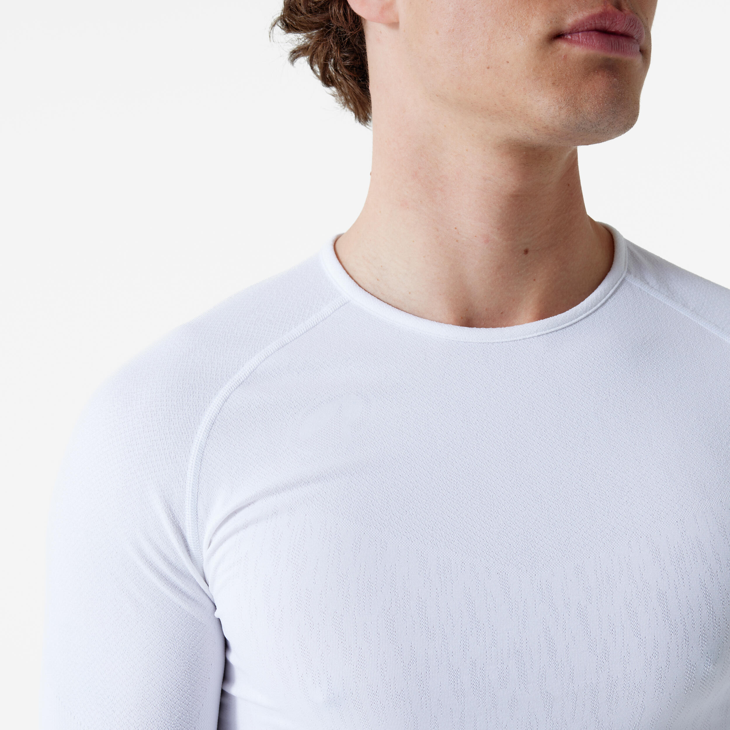 Thermoshirt heren / dames Keepdry lange mouwen wit 3/10