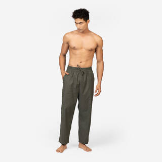 Men Dhoti Yoga Pants - Urban Green