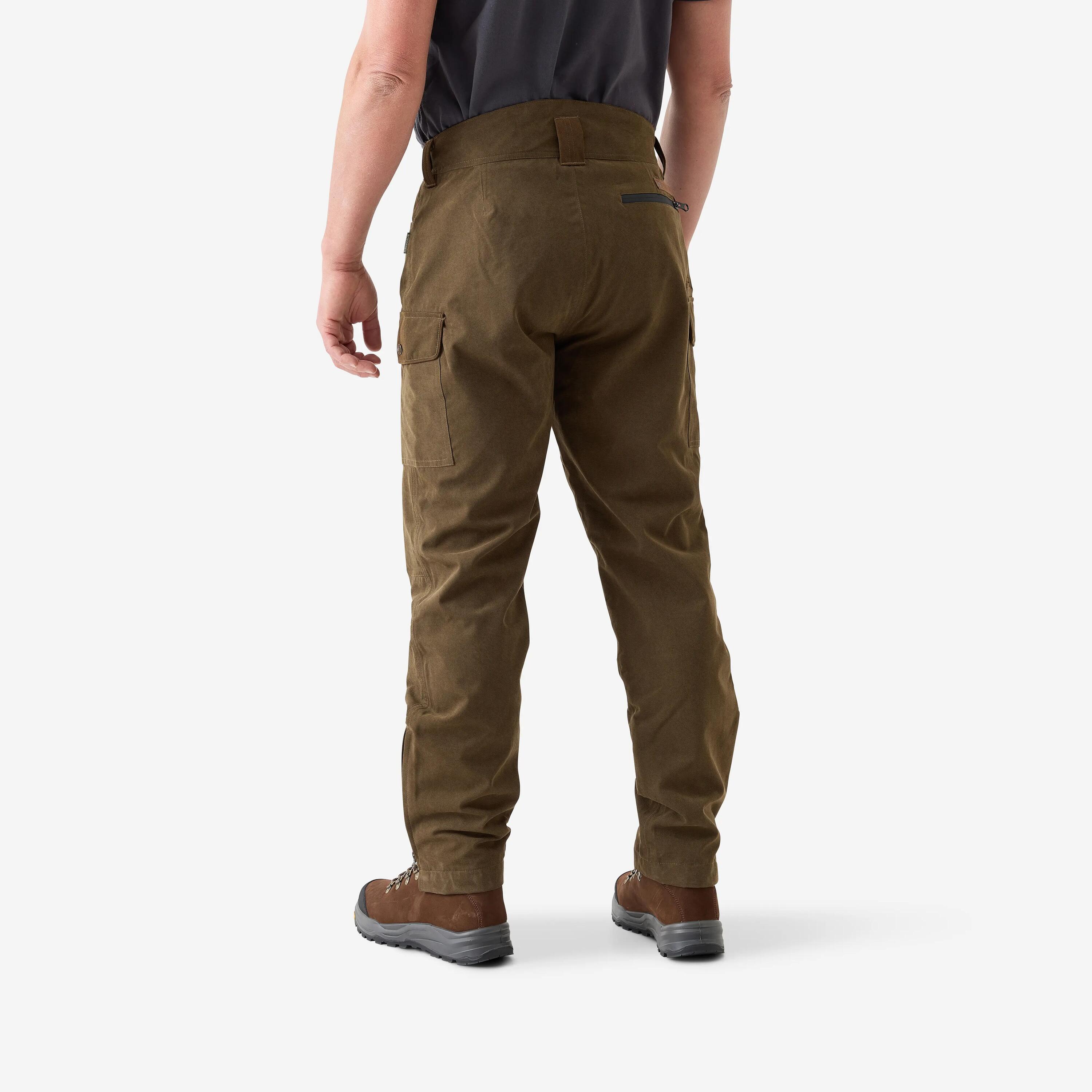 Pantalon de chasse imperméable homme Bristol marron 2/4