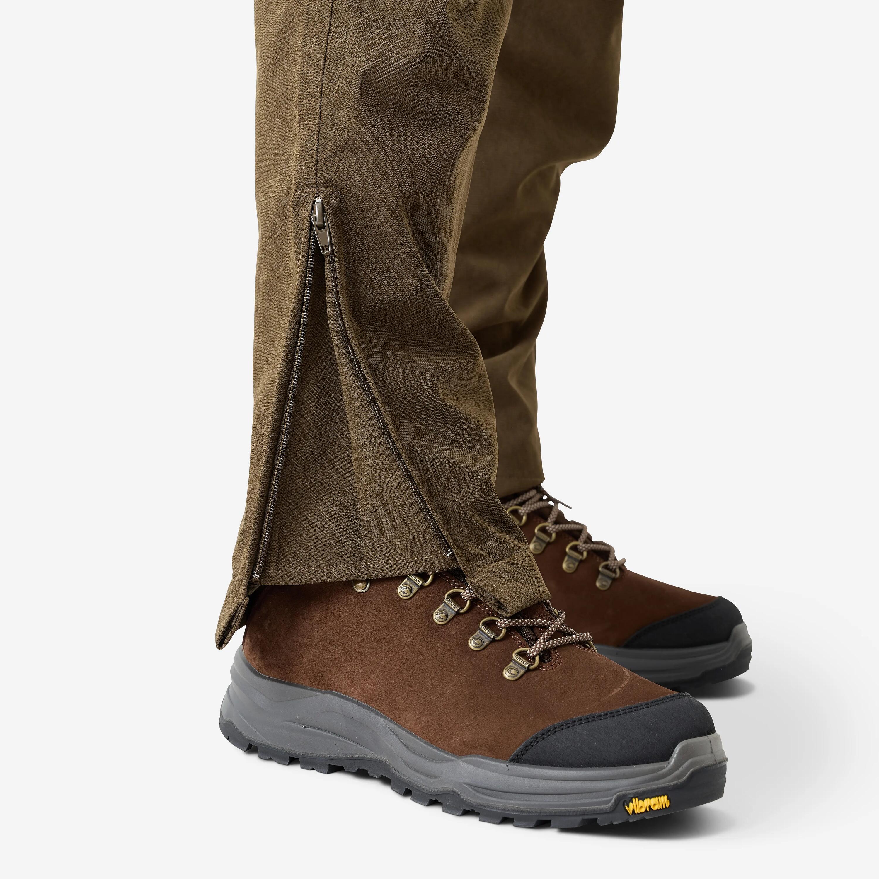 Pantalon de chasse imperméable homme Bristol marron 4/4