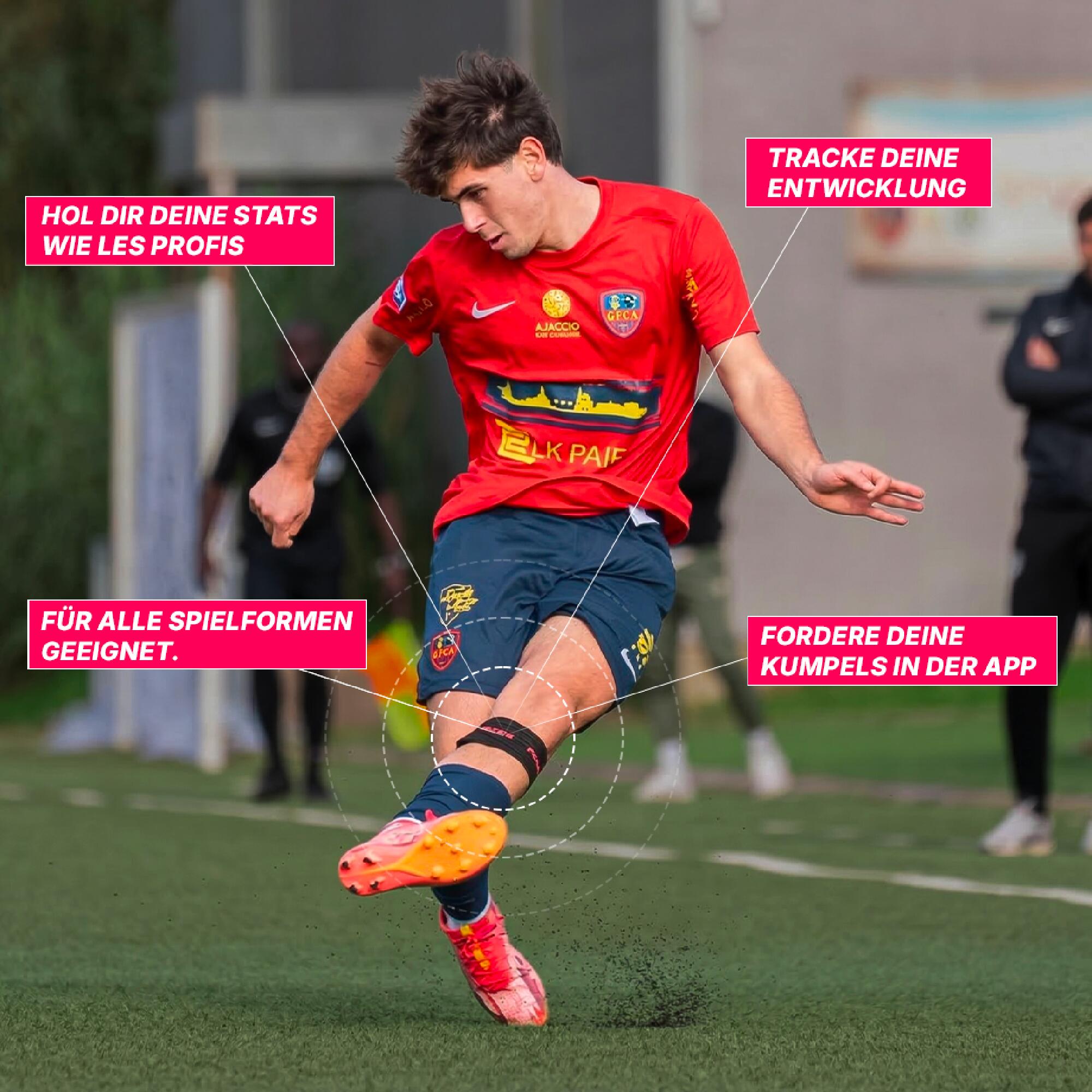 Fußball Aktivitätstracker - FOOTBAR Meteor Sensor 8/15