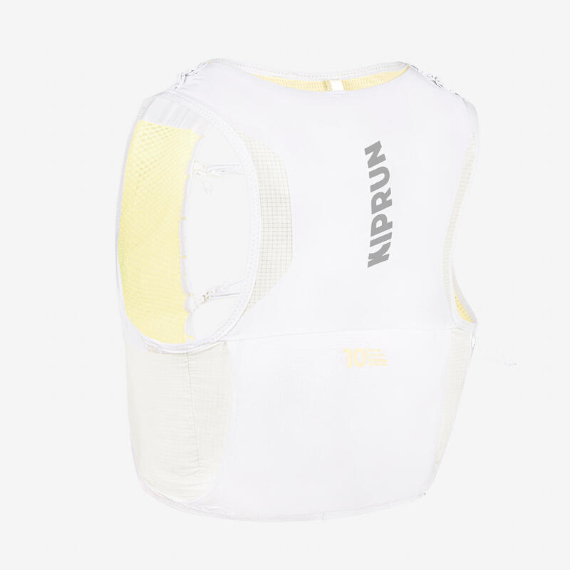 Vestă de hidratare la alergare unisex - KIPRUN PROTEAM 10 alb
