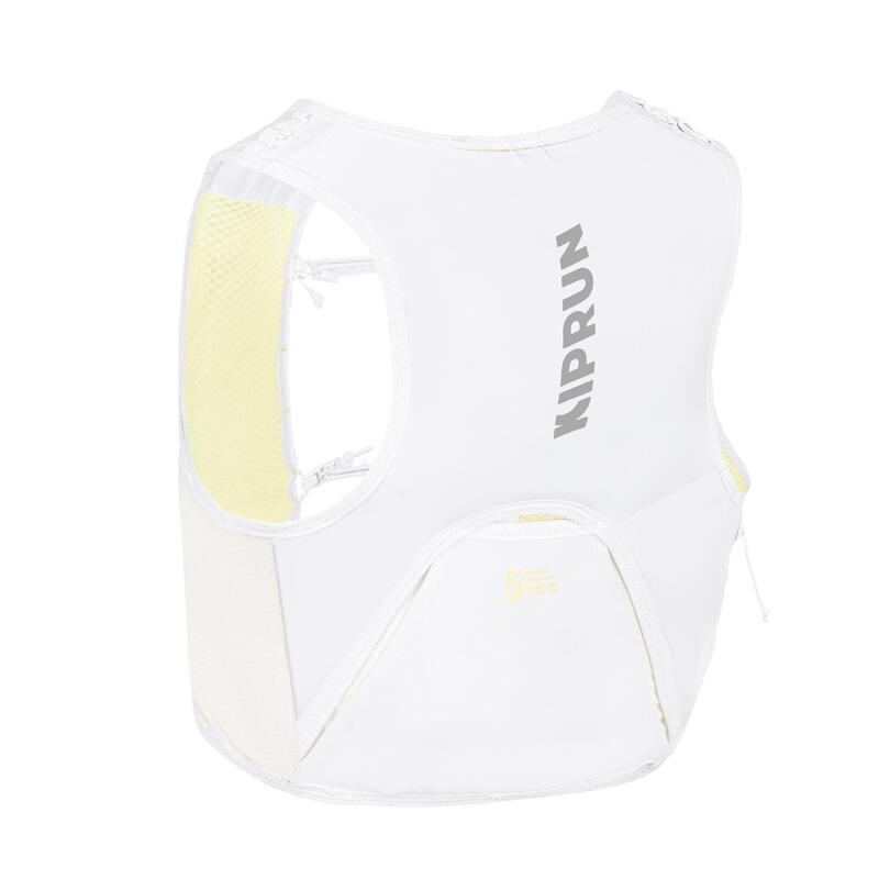 Vestă de hidratare la alergare unisex - KIPRUN PROTEAM 5 alb