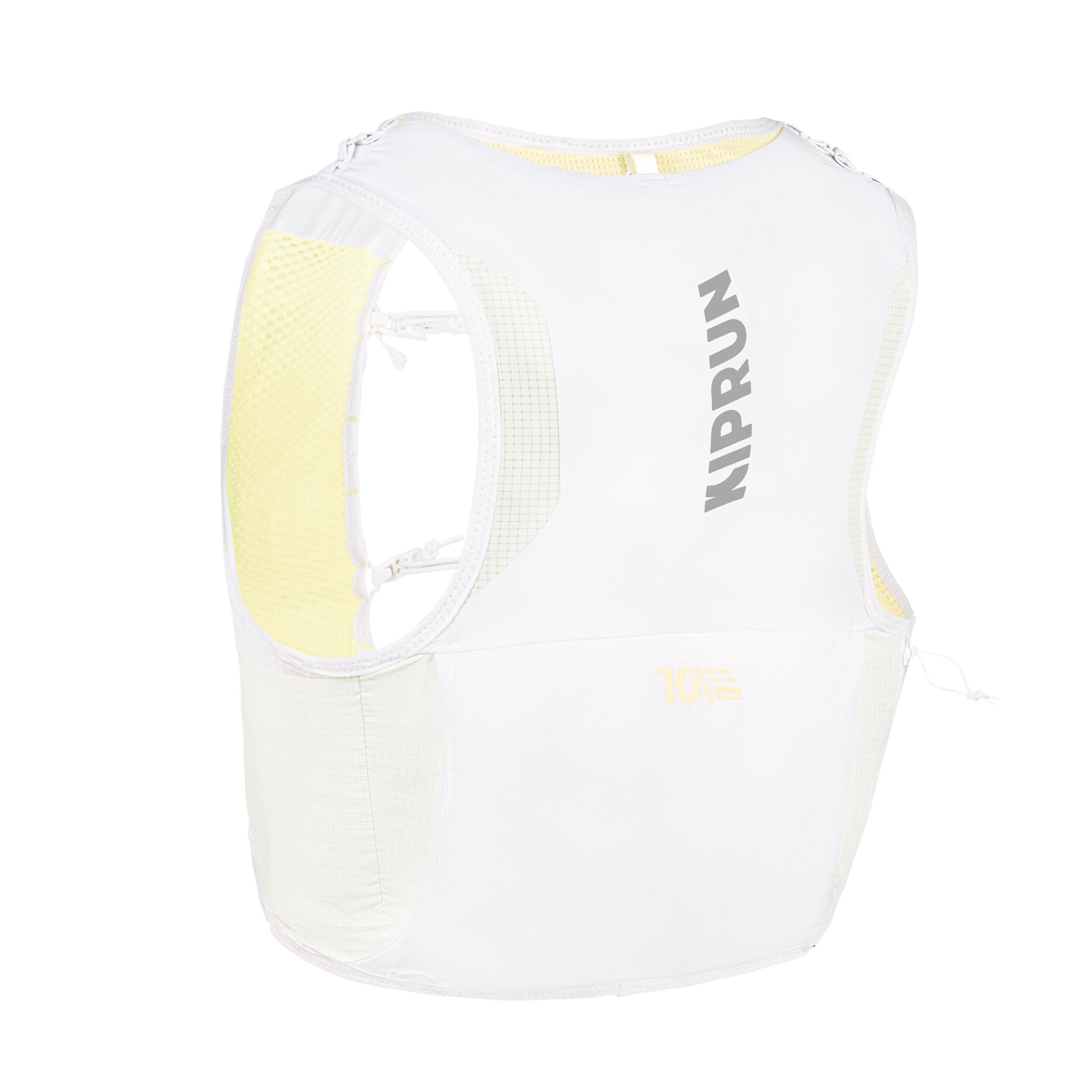 Chaleco de hidratación running unisex - KIPRUN PROTEAM 10 blanco 2/13