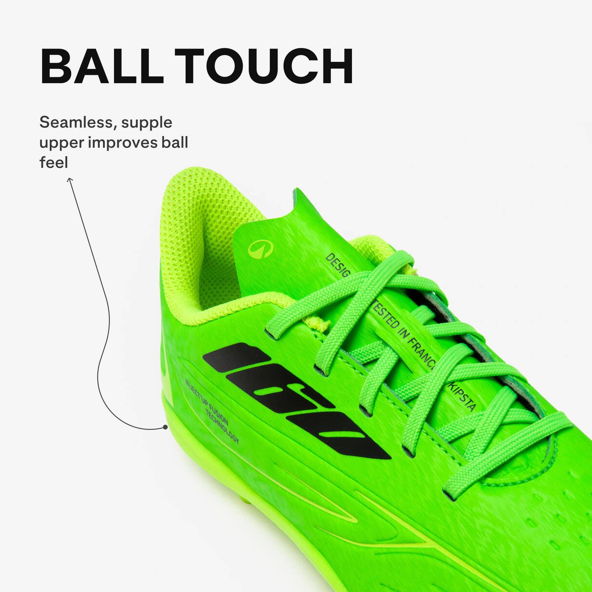 Kids' Football Boots 160 MG - Neon Green -  5