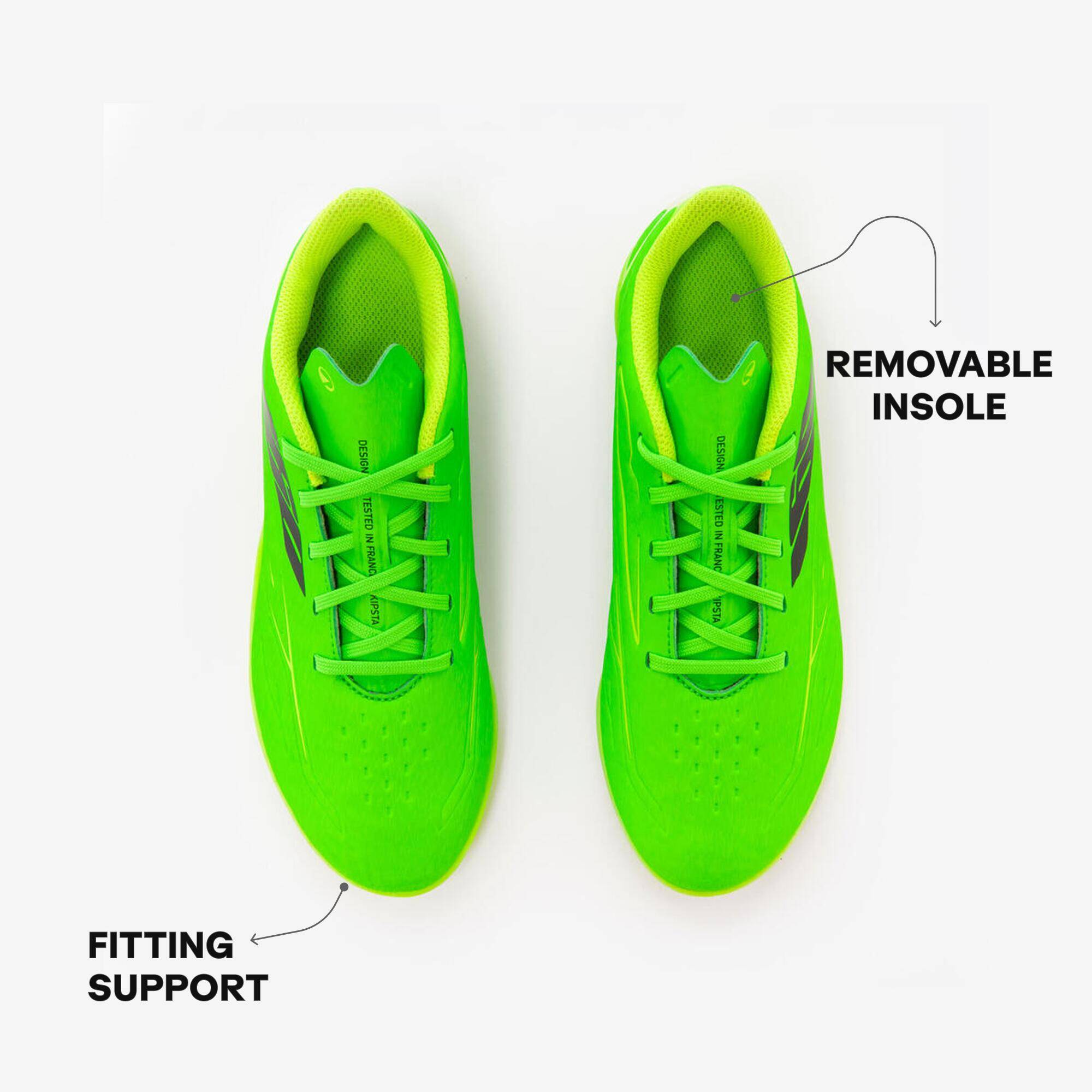 Kids' Football Boots 160 MG - Neon Green -  4