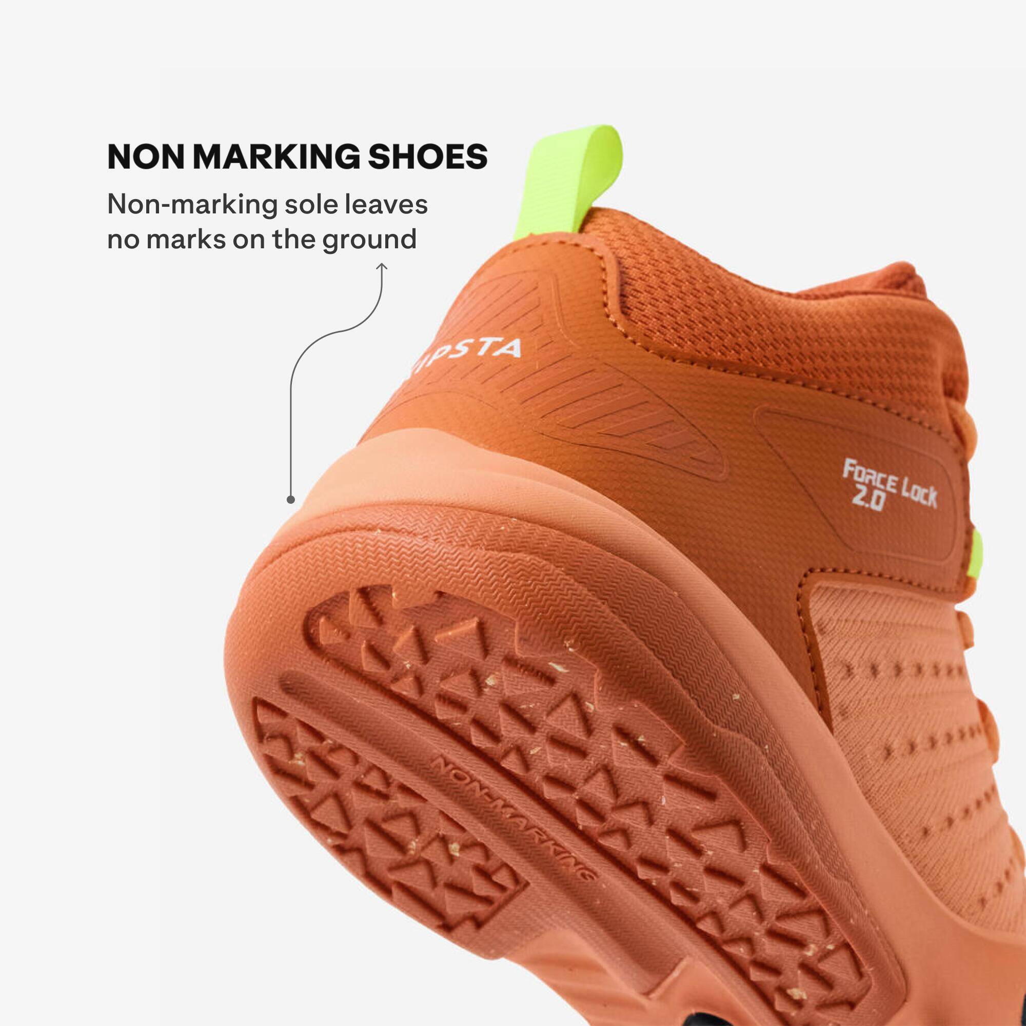 Kids' Basketball Shoes SS500 High Junior - Orange -  5