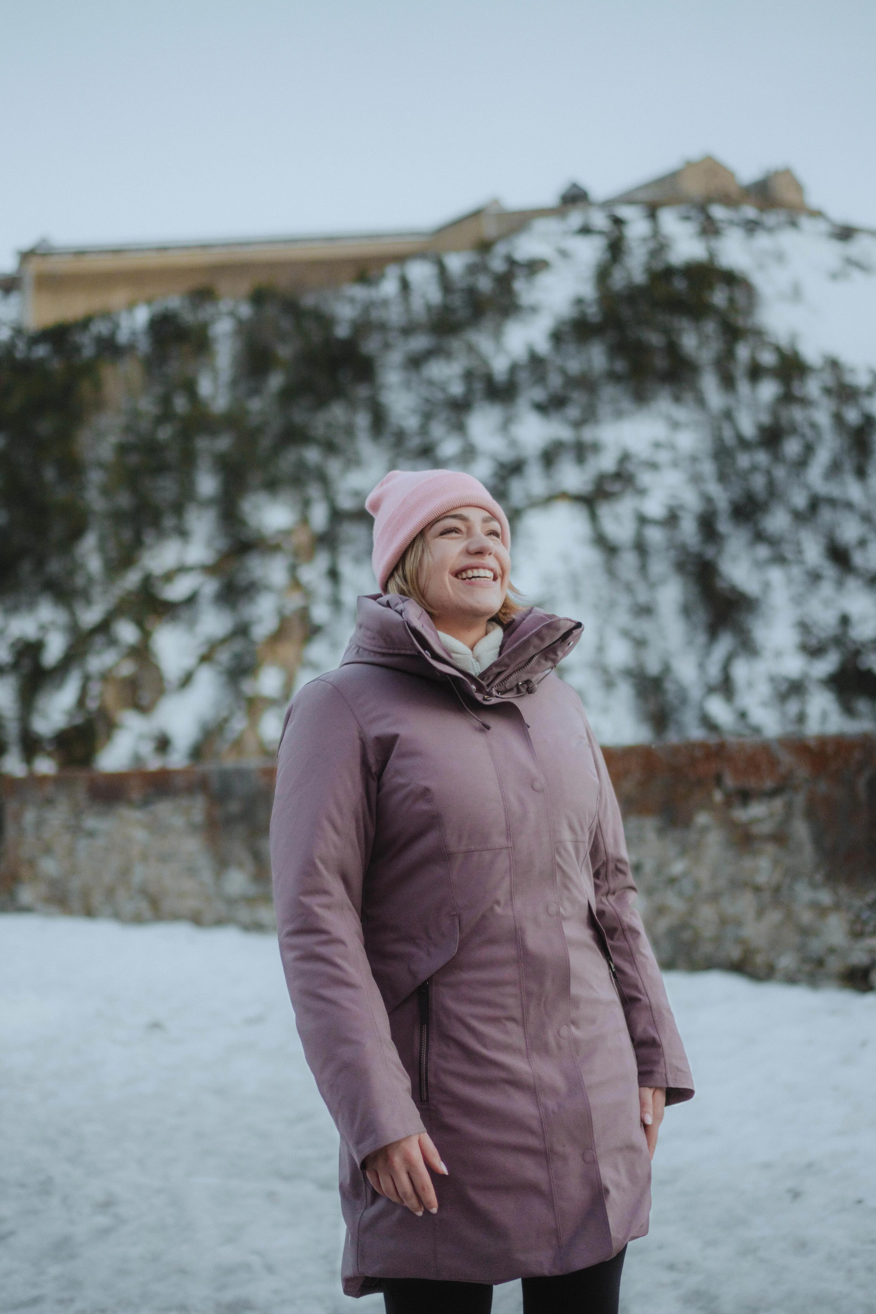 Parka de drumeție -10°C impermeabilă, NH500 maro, damă 16/16