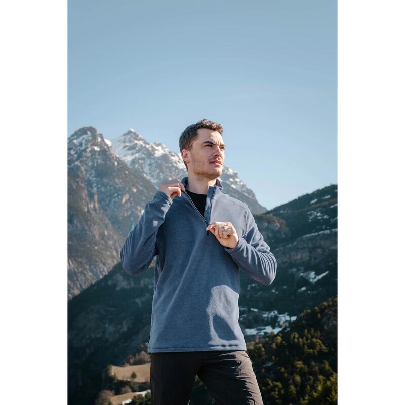 Erkek Outdoor Polar Mont - Mavi - MH100
