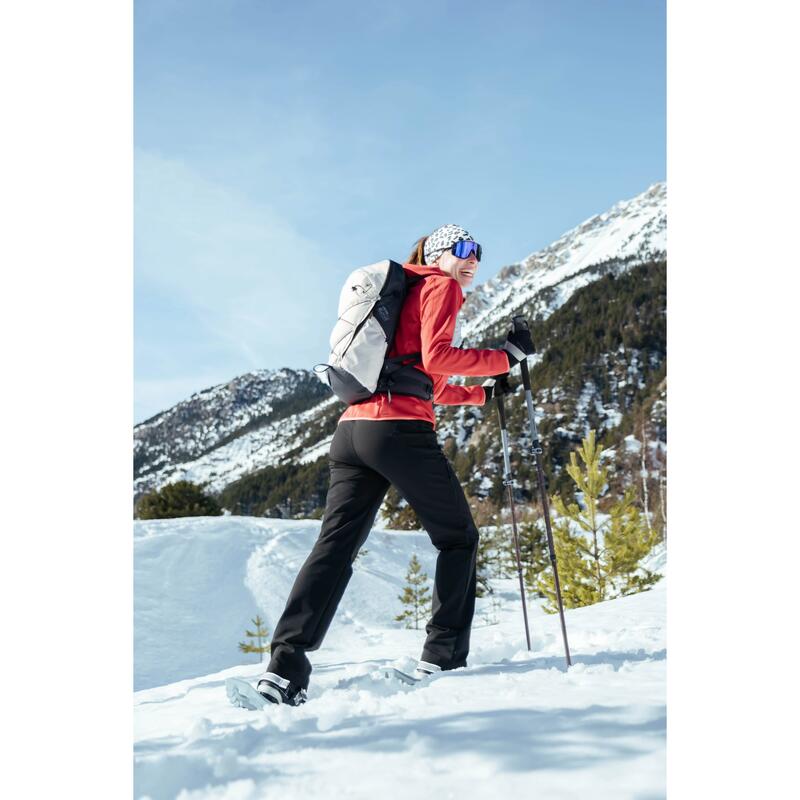 Kadın Sıcak Tutan Outdoor Pantolon - Siyah - SH500