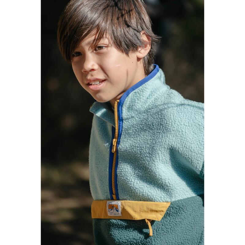 Çocuk Outdoor Polar Sweatshirt - 7/15 Yaş - Mavi - NH500