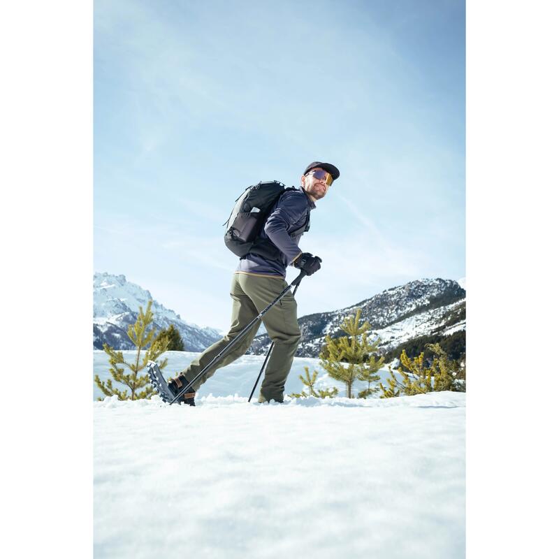 Erkek Sıcak Tutan Outdoor Pantolon - Yeşil - SH500
