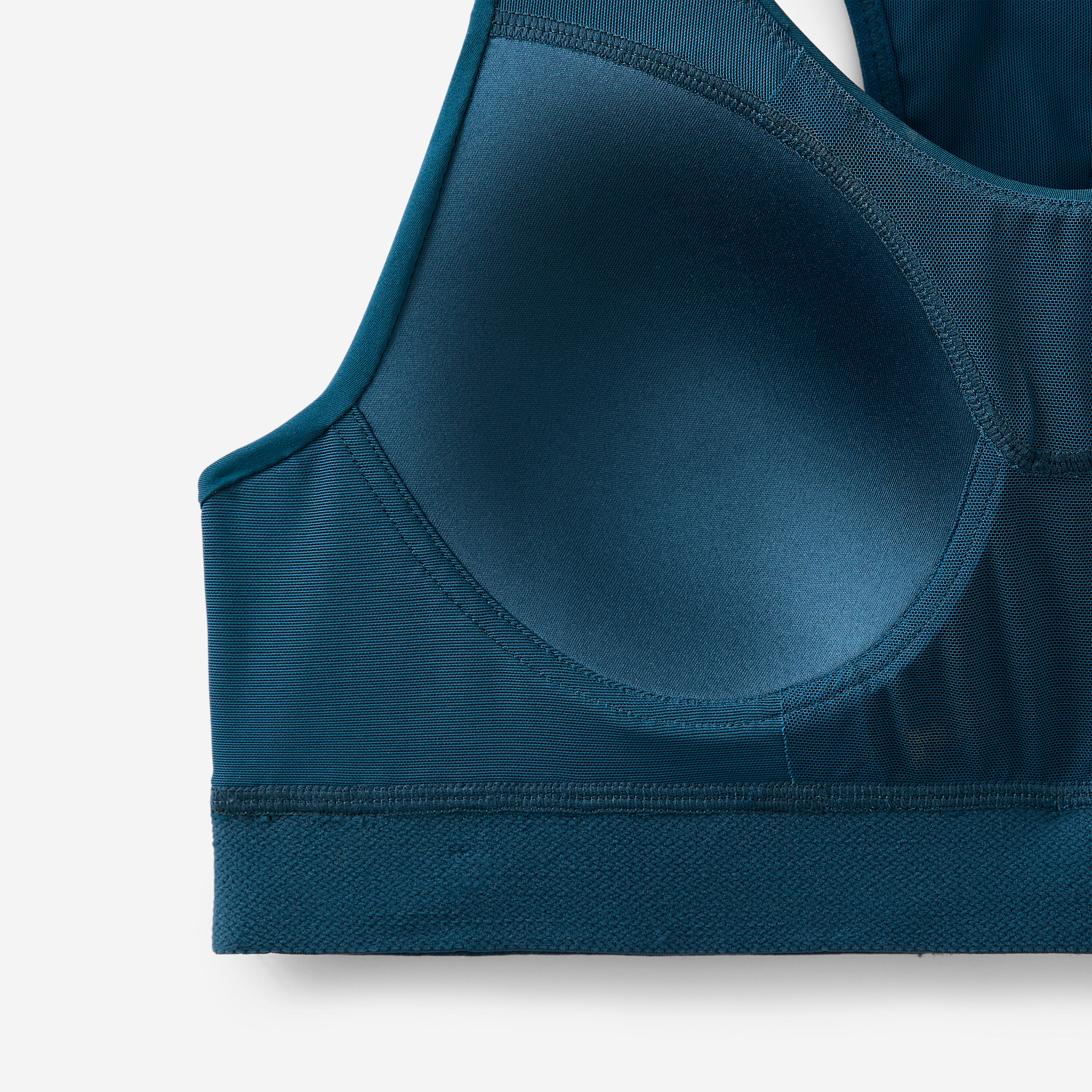 Sujetador-Top Mujer Azul Pato Ajustable Rellenos Sujeción Alta 7/7