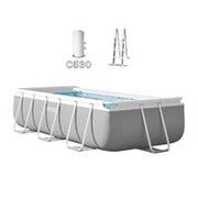 Piscină Dreptunghiulară Cu Cadru Metalic Intex Prism Frame 300x175x80cm