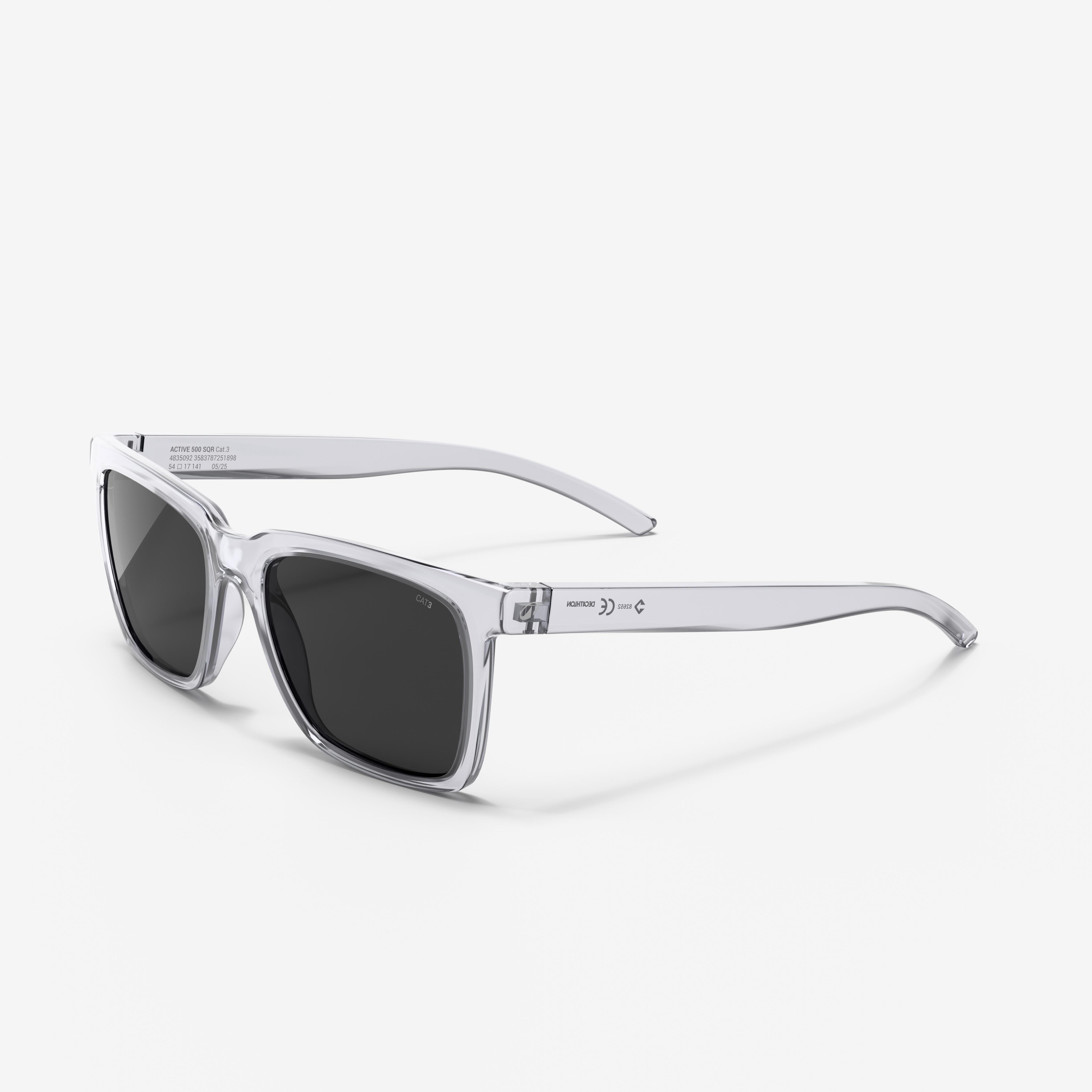 Category 3 rectangular sunglasses, Active 500 SQR