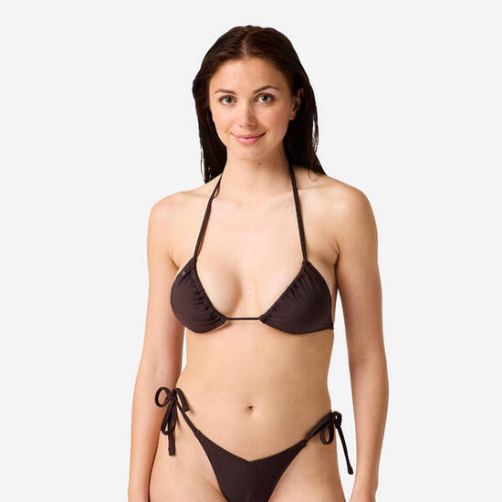 Haut de maillot de bain Femme Triangle Marron Expresso - Série limitée ViVi