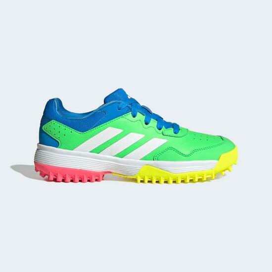 Chaussures de hockey sur gazon Enfant - Youngstar vert, bleu, rose et jaune
