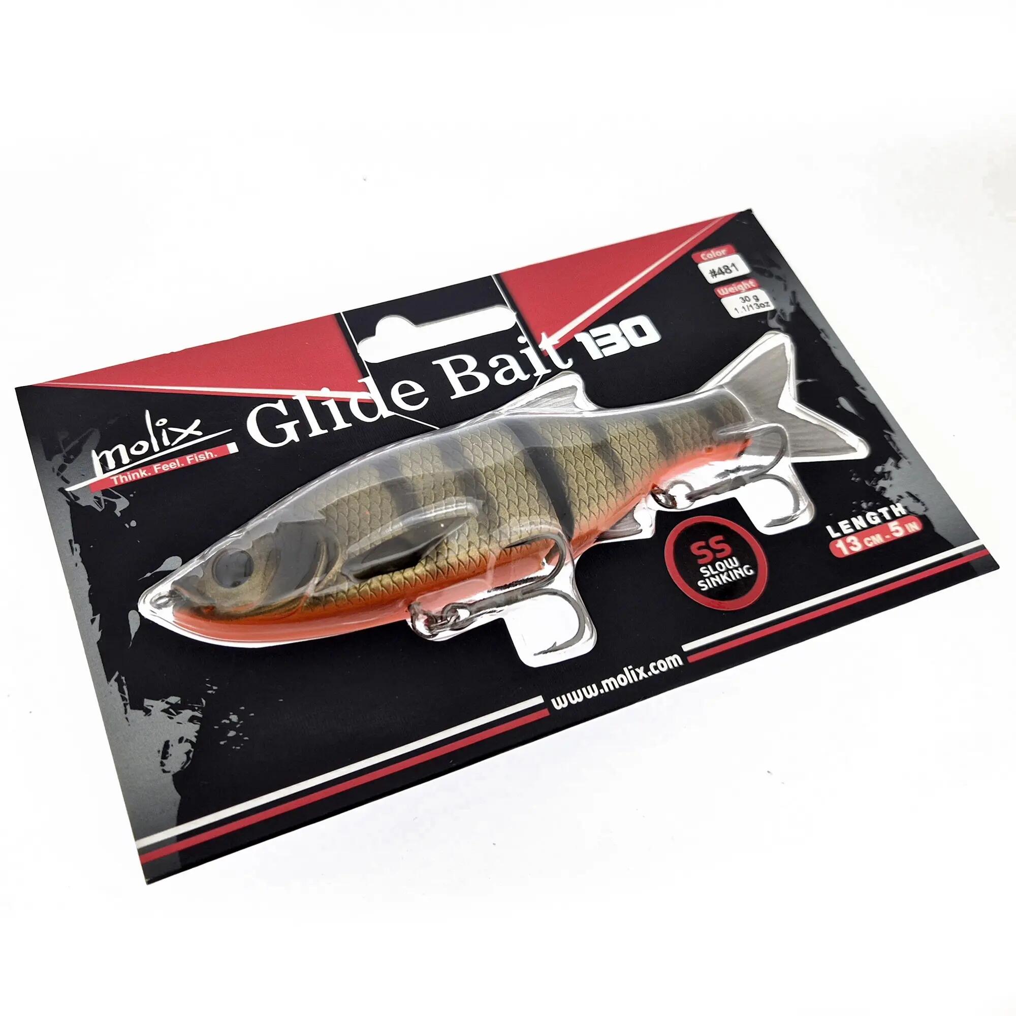 Esca spinning swimbait Molix Glide bait 130 SS Dark Gill Orange Belly 13cm 30g 2/4