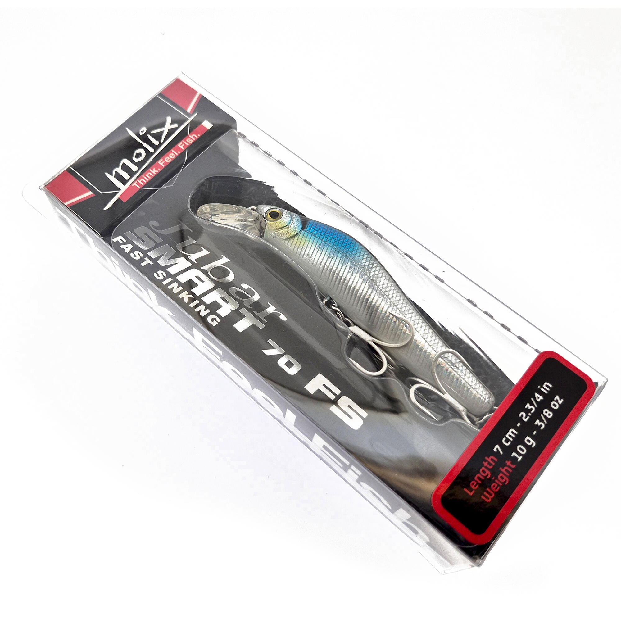 Minnow pesca spinning Molix Jubar Smart 70FS MX Holo Shad 7cm 10g fast sinking 4/5